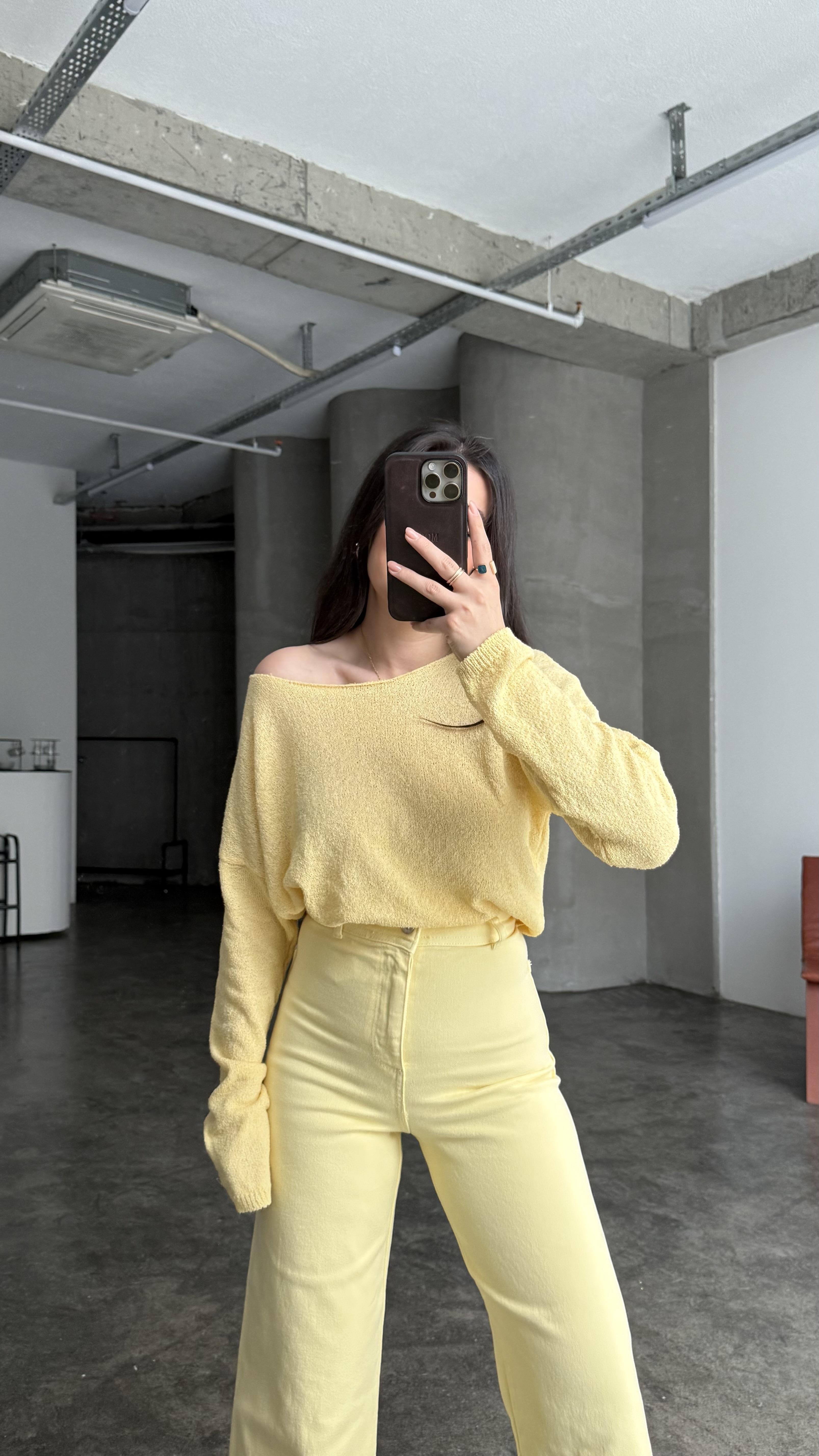 Sarı Mevsimik Merserize Triko