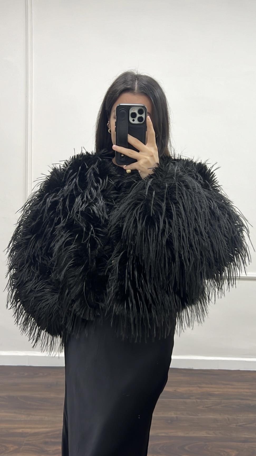 Siyah Bratz Premıum Kürk