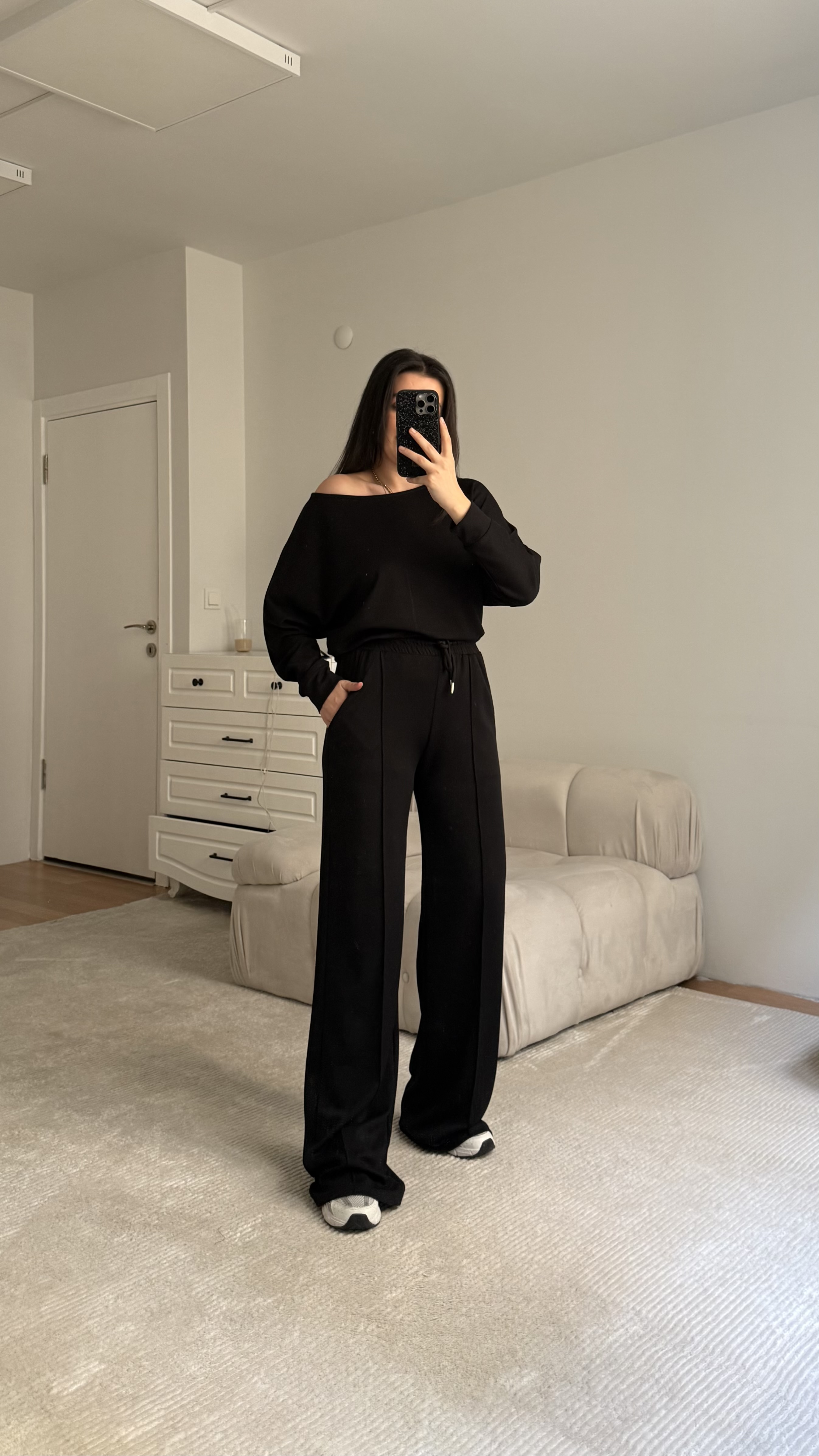 Siyah İkili Modal Takım