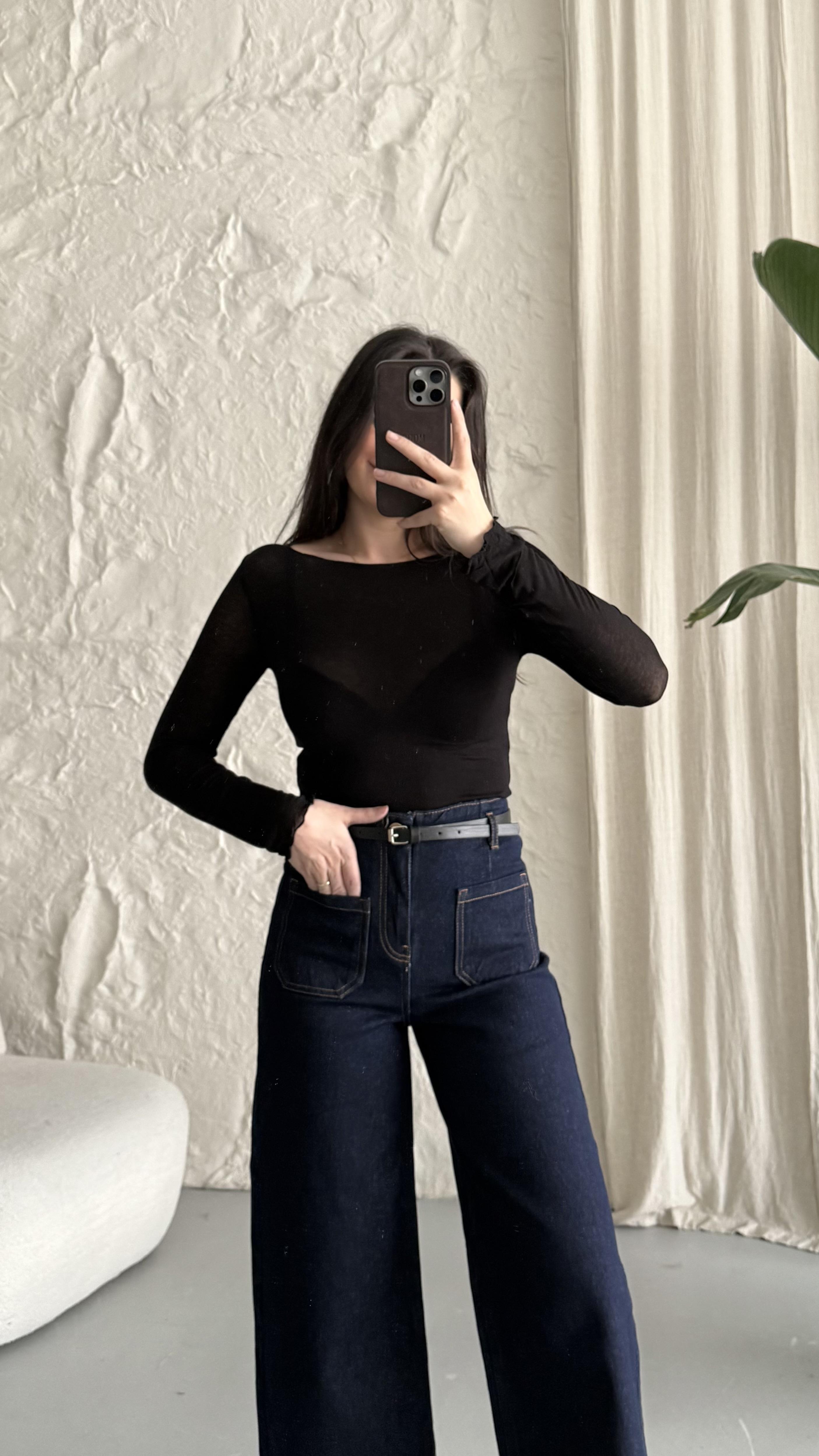 Siyah Transparan Body