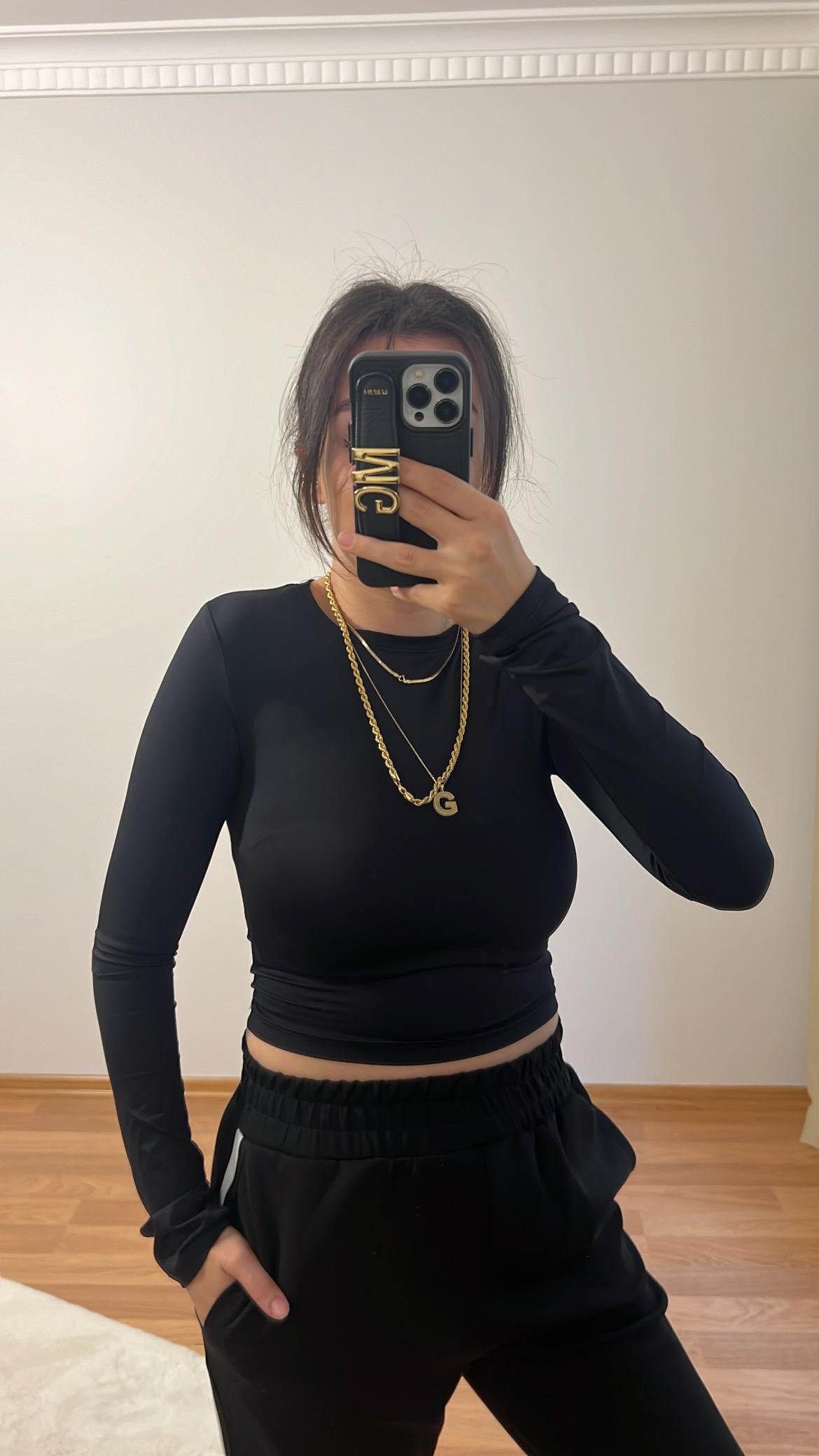 SKINS SİYAH STREÇ BASIC TİŞÖRT