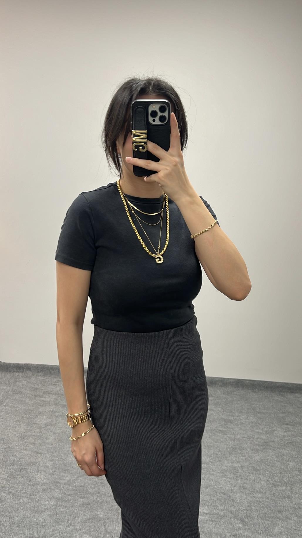 STAR YIKAMALI ANTRASİT KISA KOLLU BASIC