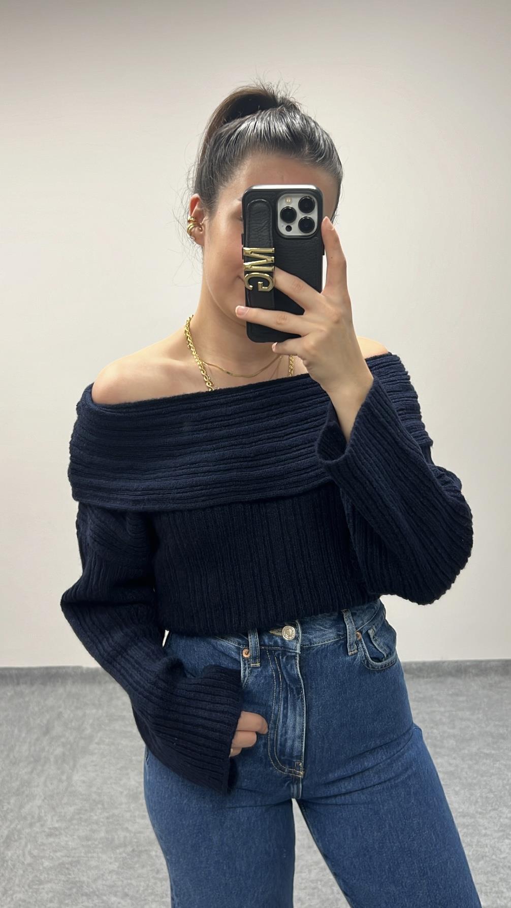 TALA LACİ MADONNA YAKA TRİKO