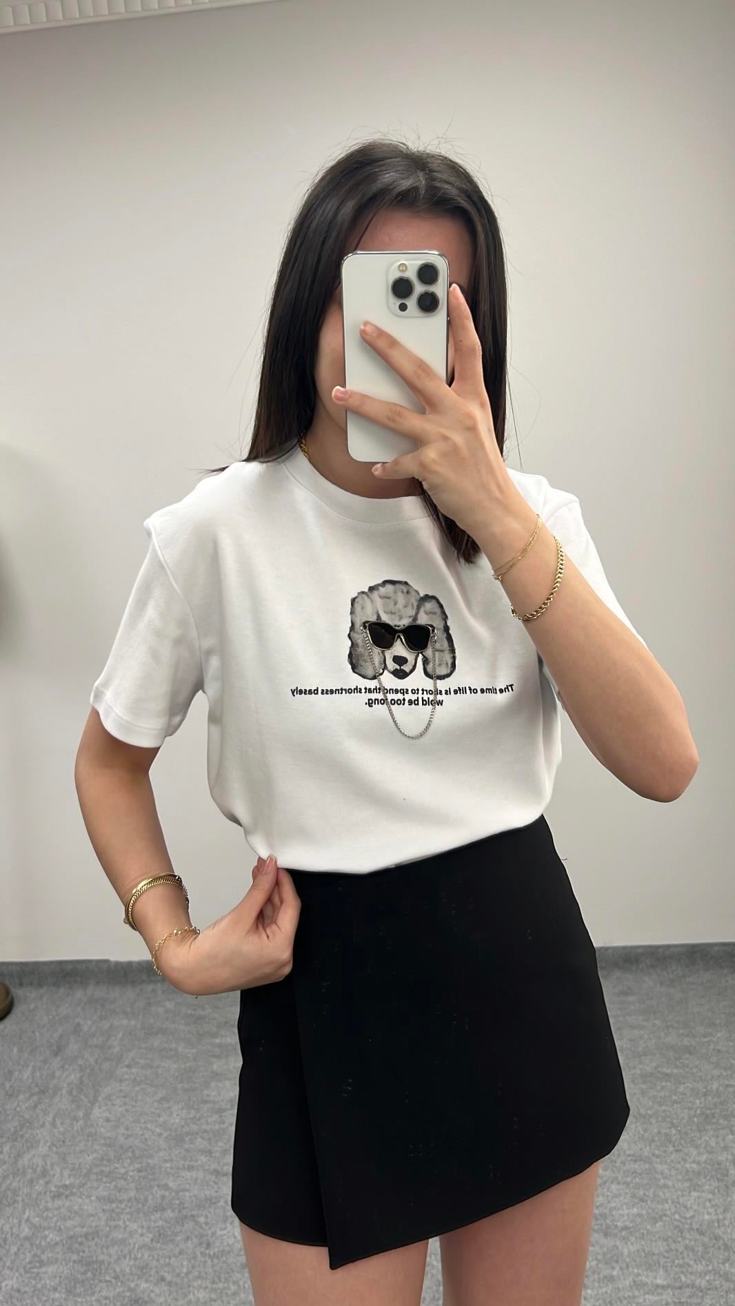 TWIN AKSESUAR DETAY TİŞÖRT