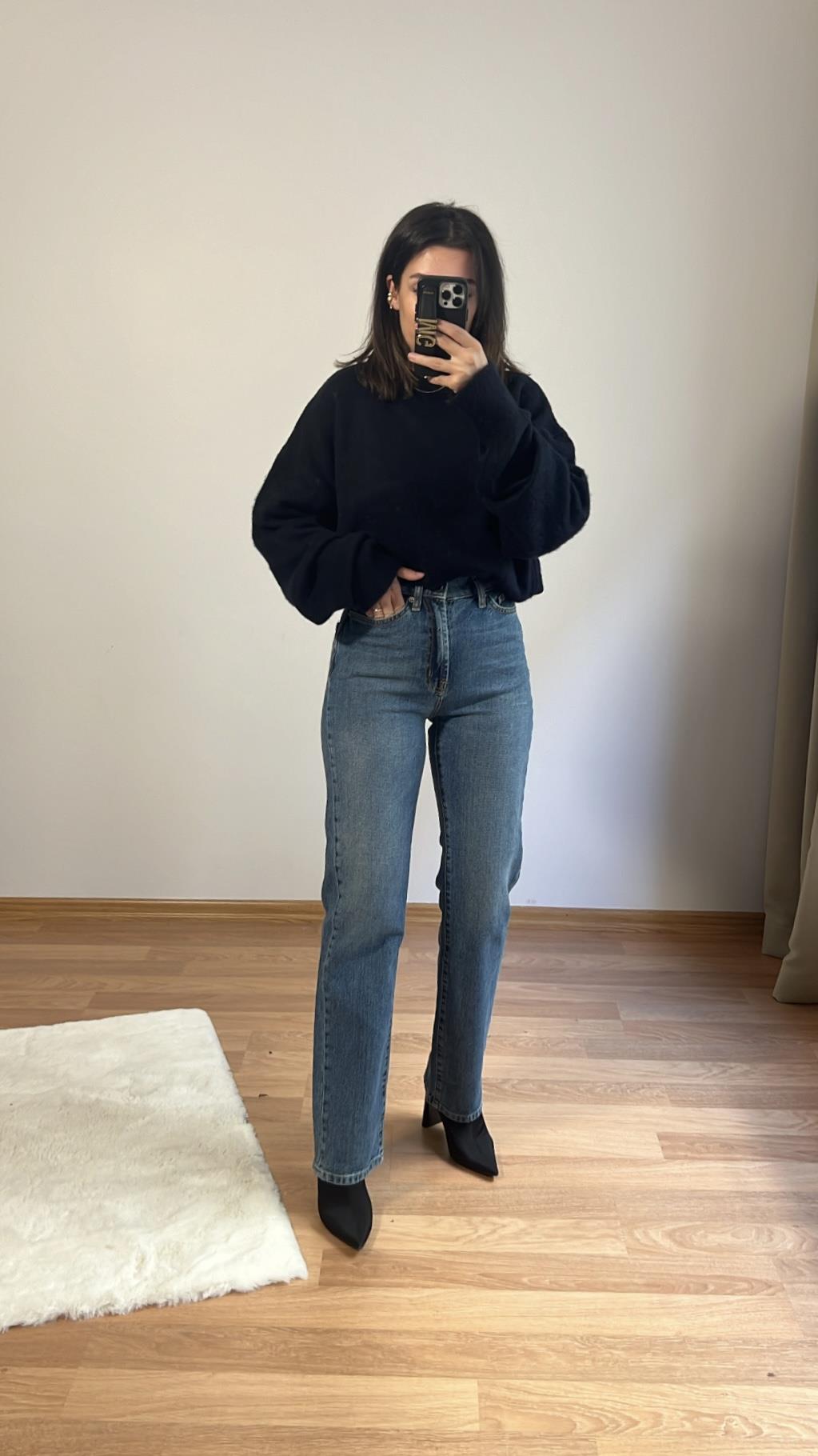 USBAN KOYU MAVİ STRAİGHT JEAN