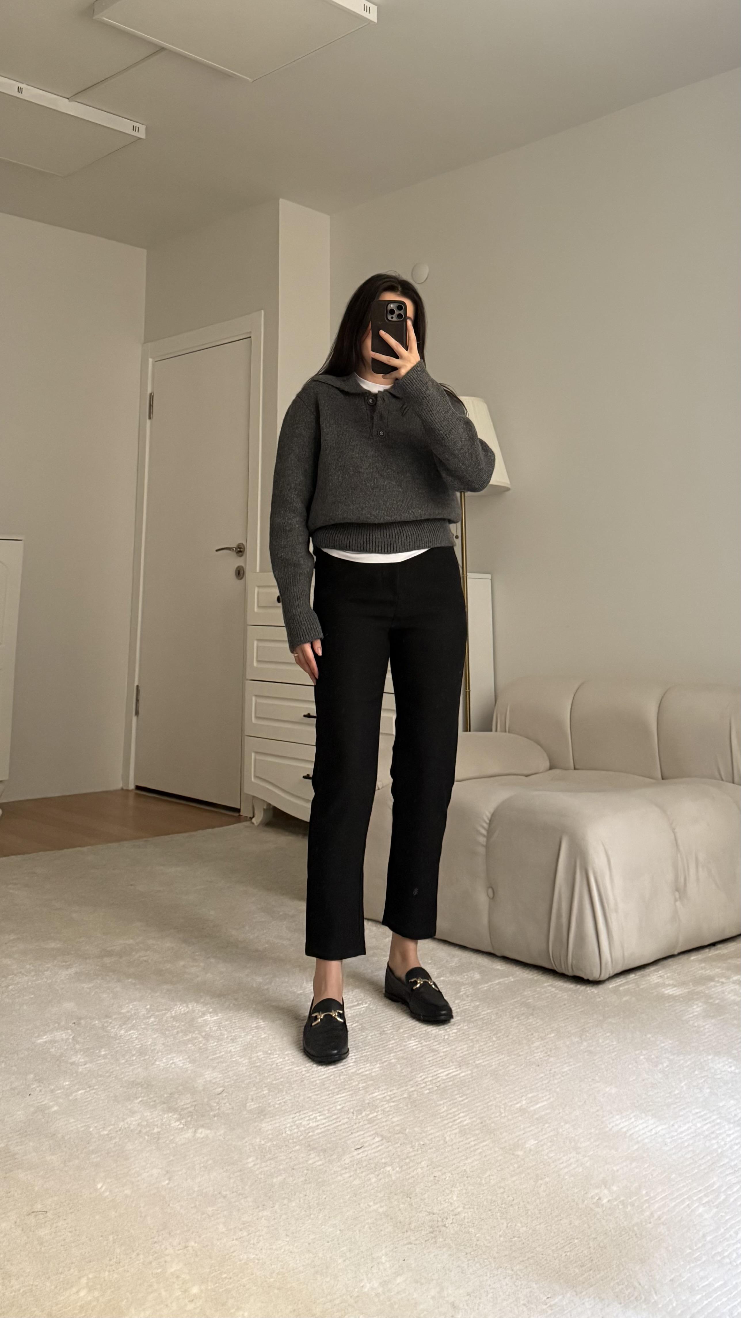 Vera Siyah Havuç Model Yüksek Bel Pantolon 