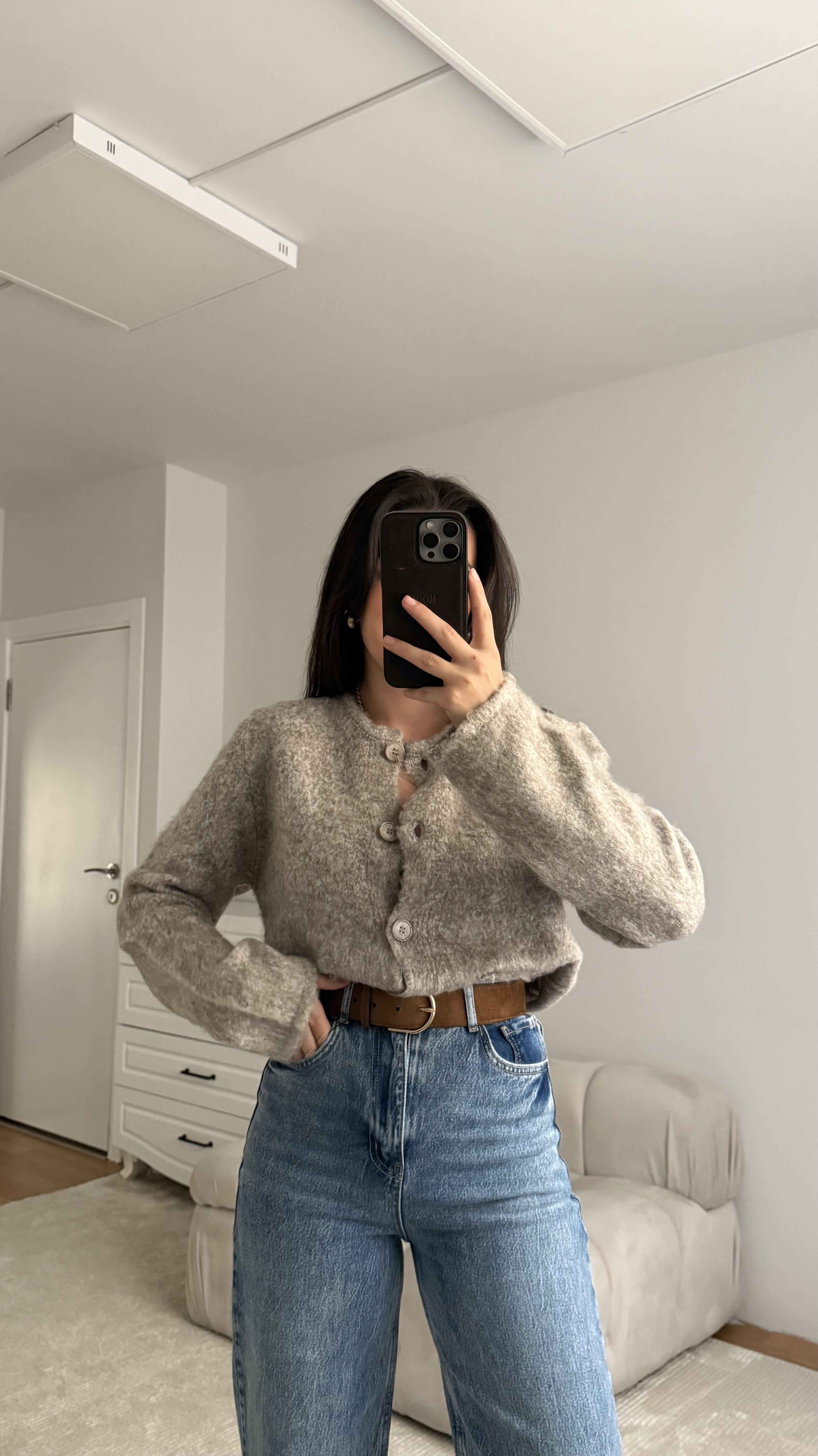 Vizon Bisiklet Yaka Cepli Hırka