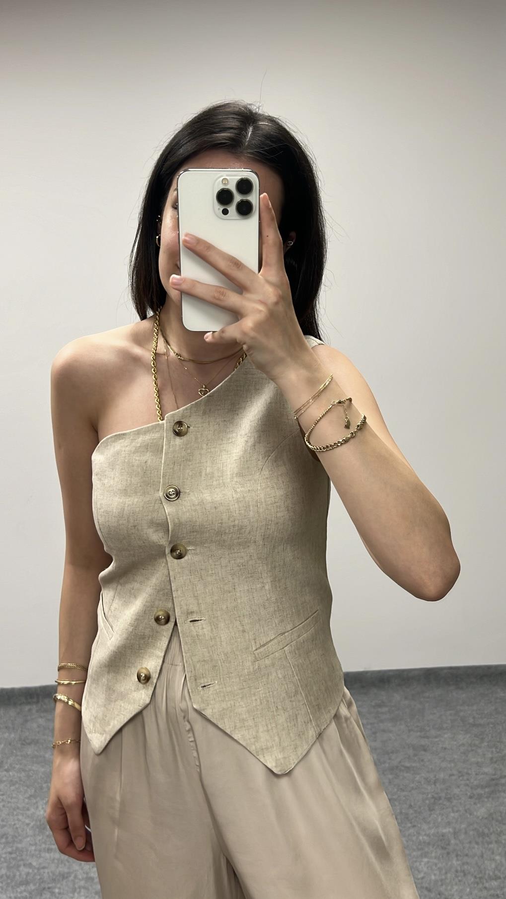 Will Keten Tek Kol Tasarım Yelek