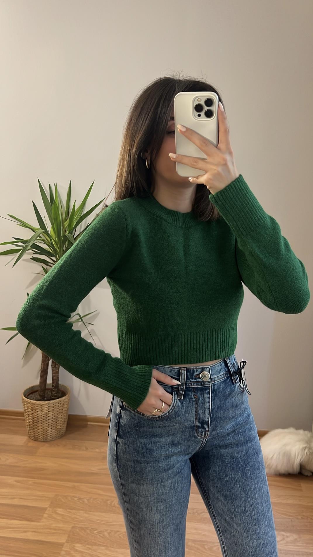 YEŞİL YUMUŞAK DOKULU CROP KAZAK