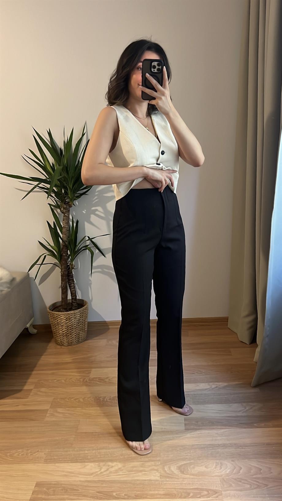 ZR SİYAH KALEM PANTOLON