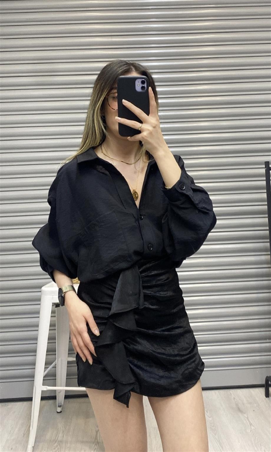 ZR TENSEL ŞORT ETEK