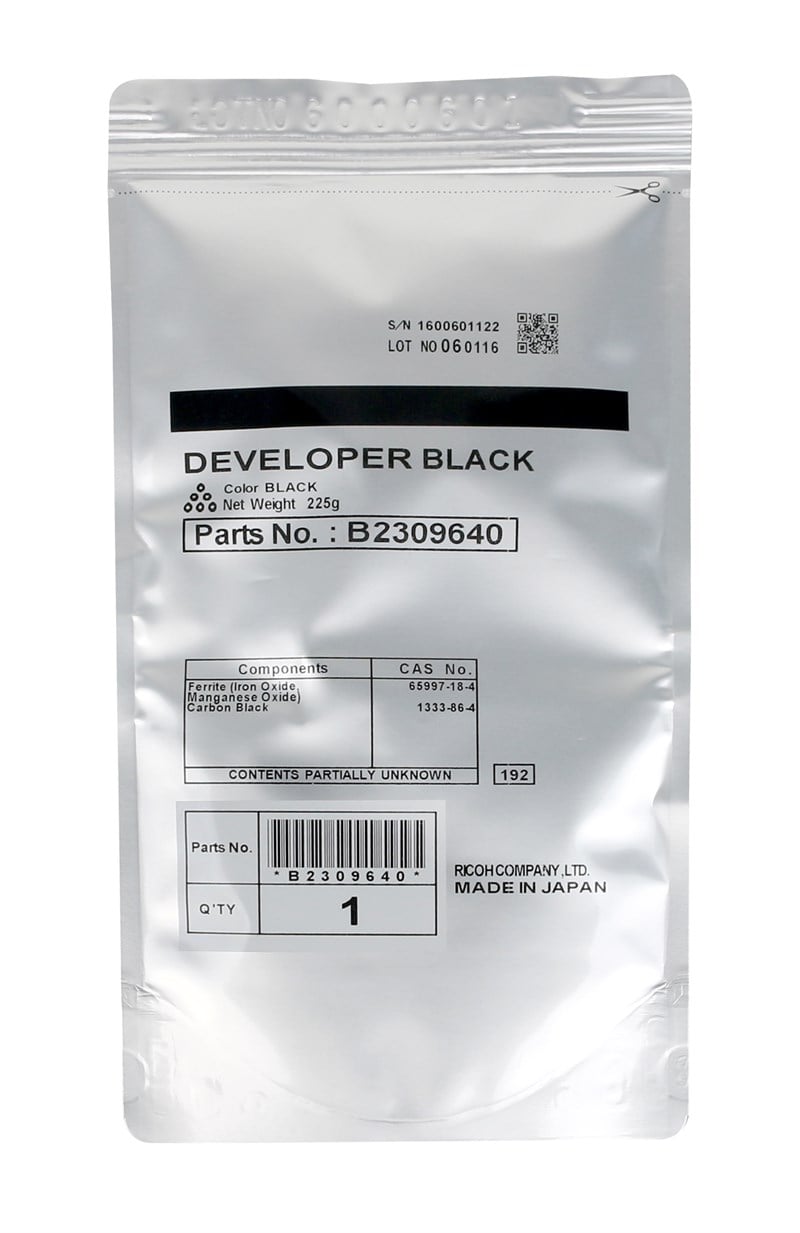 Ricoh MP-C 2500 Orjinal Siyah Developer MP-C 2000-3500-4500 (B230-9640)