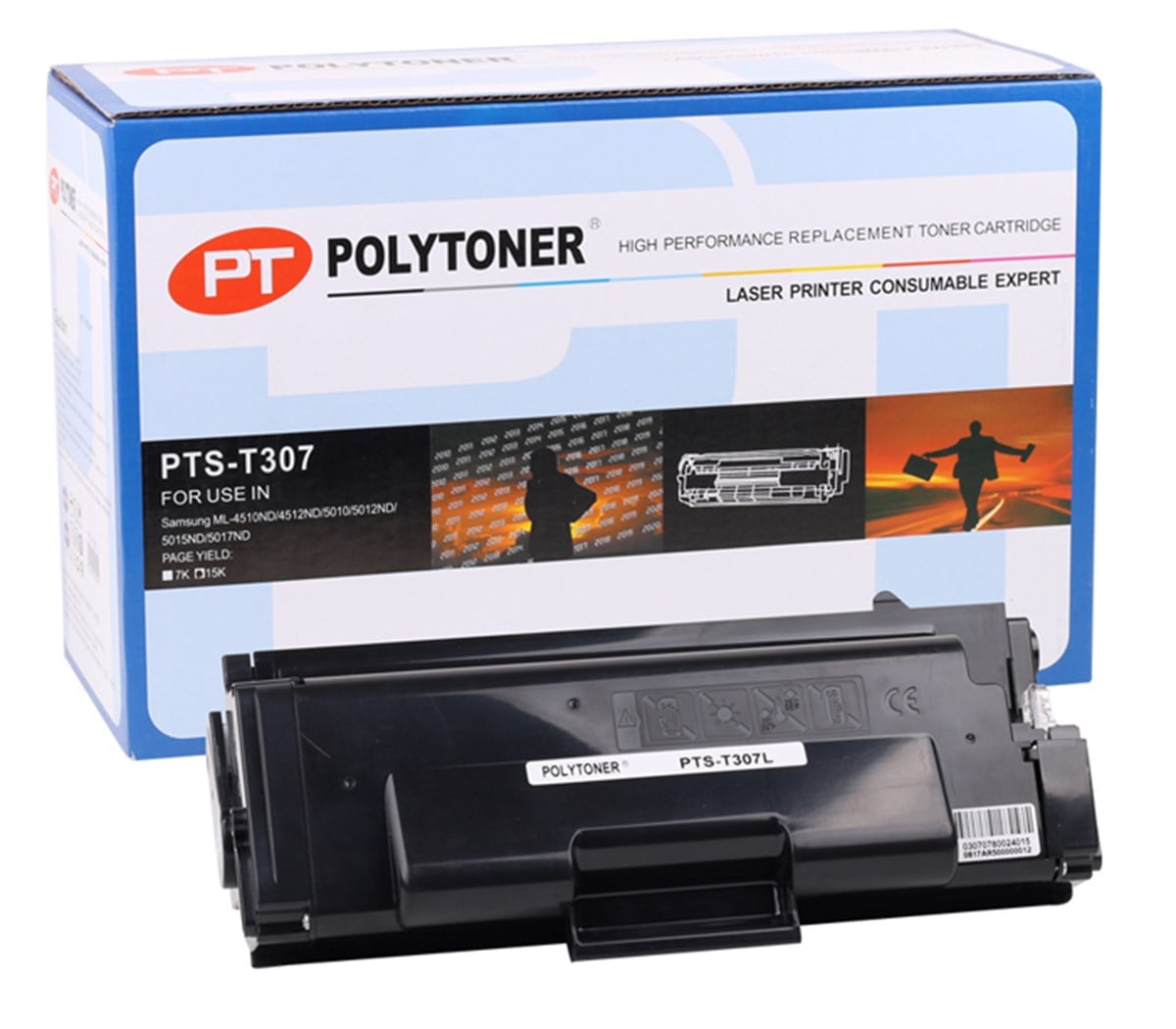 Samsung (MLT-D307L) Polytoner ML-4510ND-4512ND-5010-5012ND-5015ND-5017ND 15K