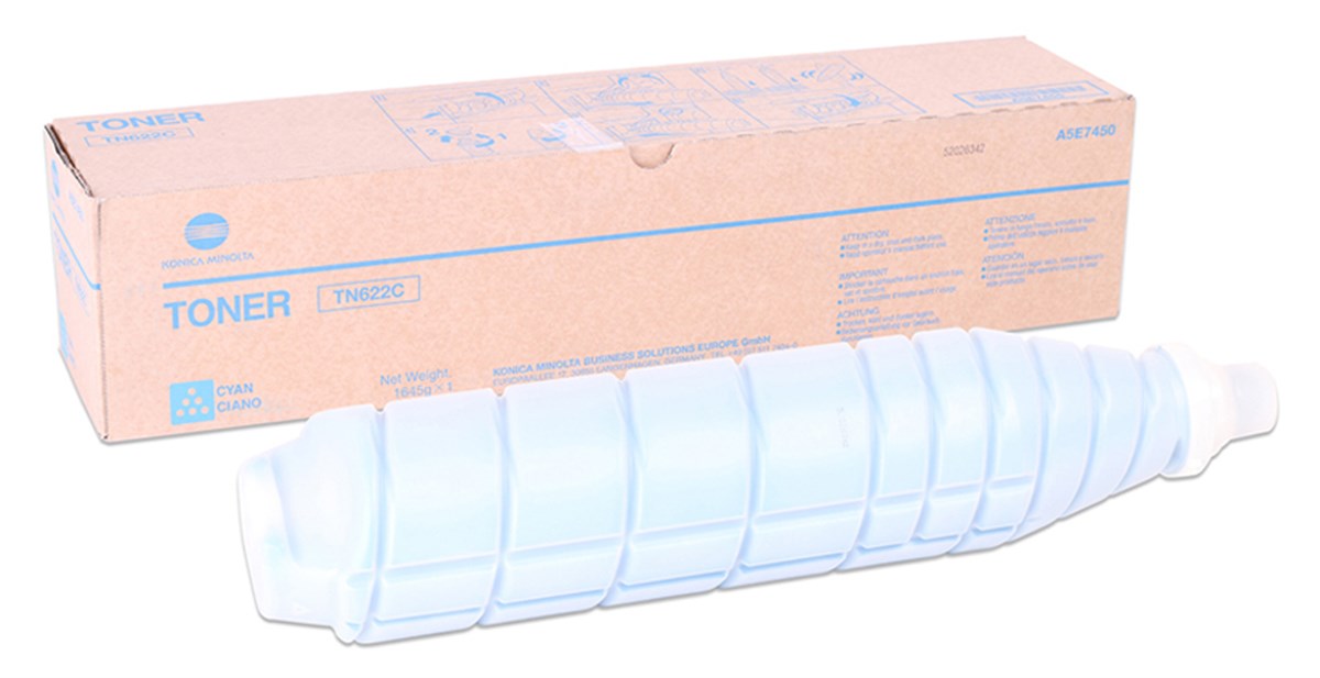 Konica Minolta TN-622 Orjinal Mavi Toner Bizhub Press C1085-C1100 (A5E7450)