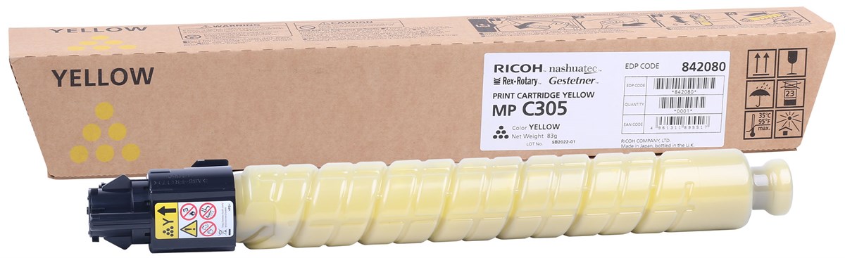 Ricoh MP-C 305 Orjinal Sarı Toner (841601)