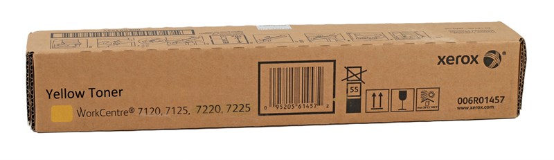Xerox 7120 Orjinal Toner Sarı WC.7125-7225 (006R01462)