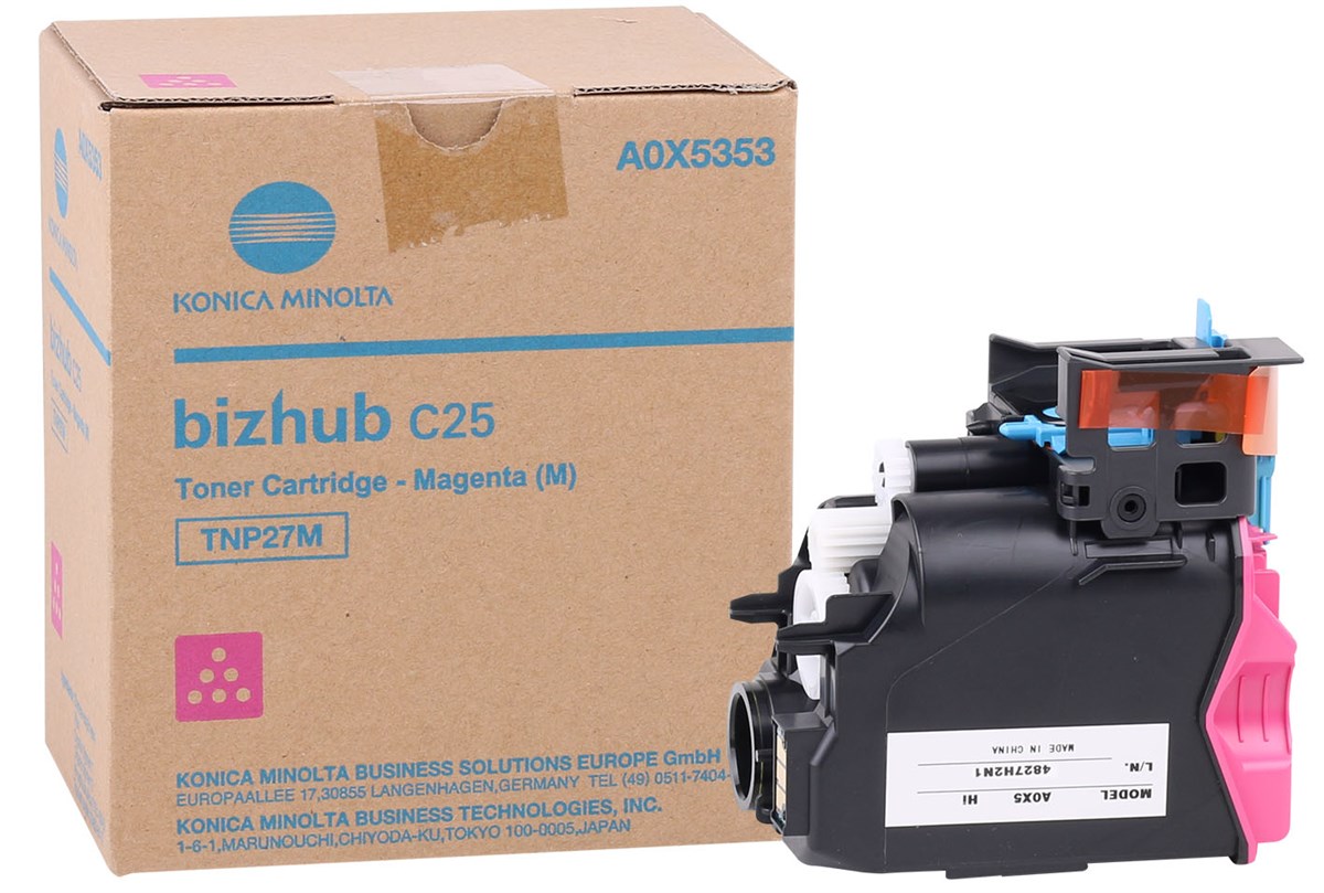 Konica Minolta TNP-27M Orjinal Kırmızı Toner Bizhub C25 (A0X5353)