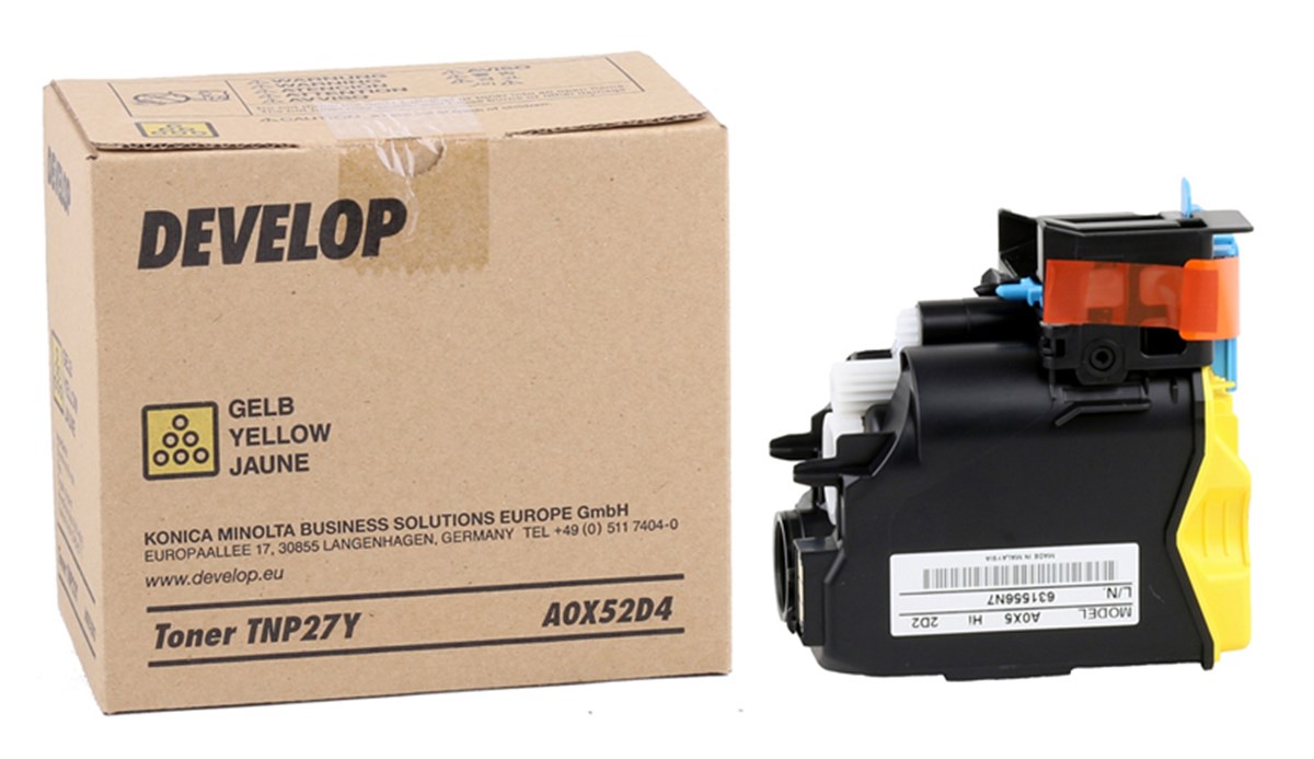 Develop TNP-27 Orjinal Sarı Toner İneo +25 (A0X52D4)