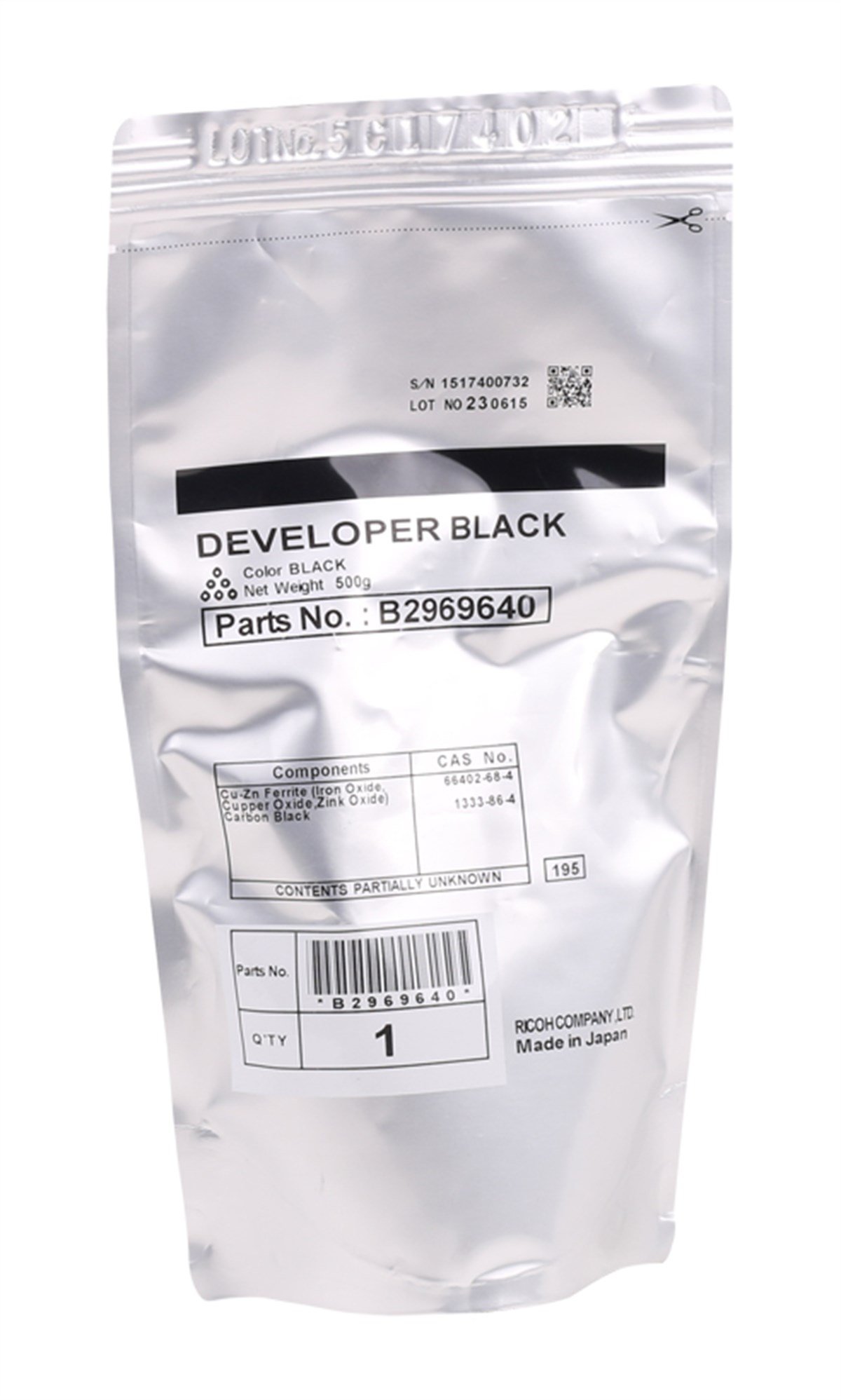 Ricoh MP3500-4500 Orjinal Developer (MP4000-MP4001-MP5000-5001-5002)(B296-9640)