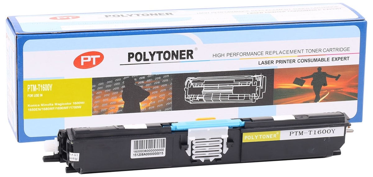 Minolta Polytoner Sarı 1600W-1650EN-1680-1690MF-1700 (2500 Sayfa)