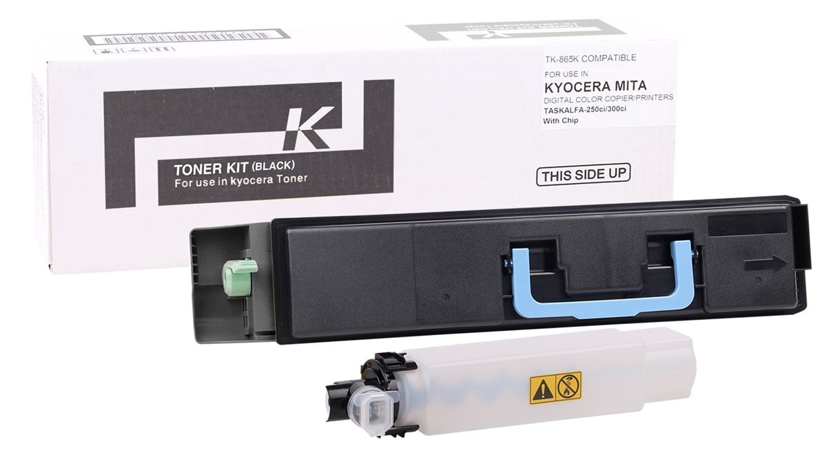 Kyocera Mita TK-865 Smart Siyah Toner Taskalfa 250ci-300ci