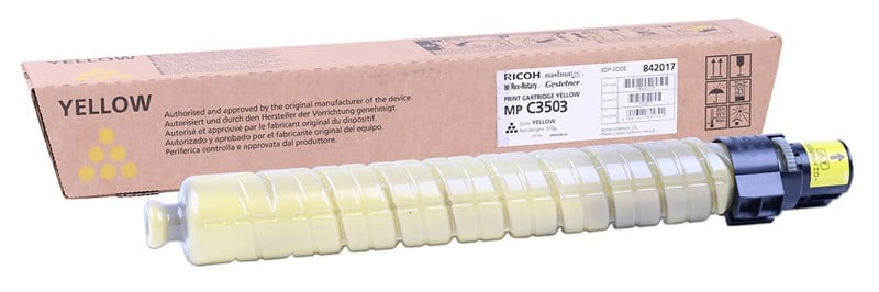 Ricoh MP-C 3003 Orjinal Sarı Toner MP-C 3004-3503-3504-4504-5504 (841818)