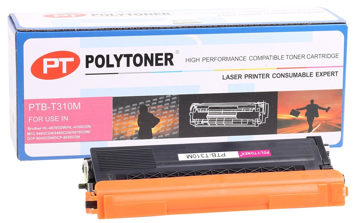Brother TN-340M Polytoner Kırmızı HL4570-4150 MFC9465-9460-9970 DCP9042-9055
