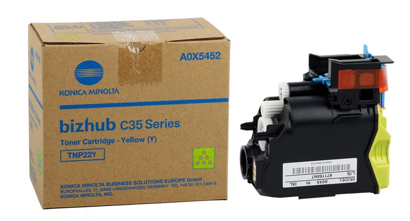 Konica Minolta TNP-22 Orjinal Sarı Toner Bizhub C35 (A0X5252)