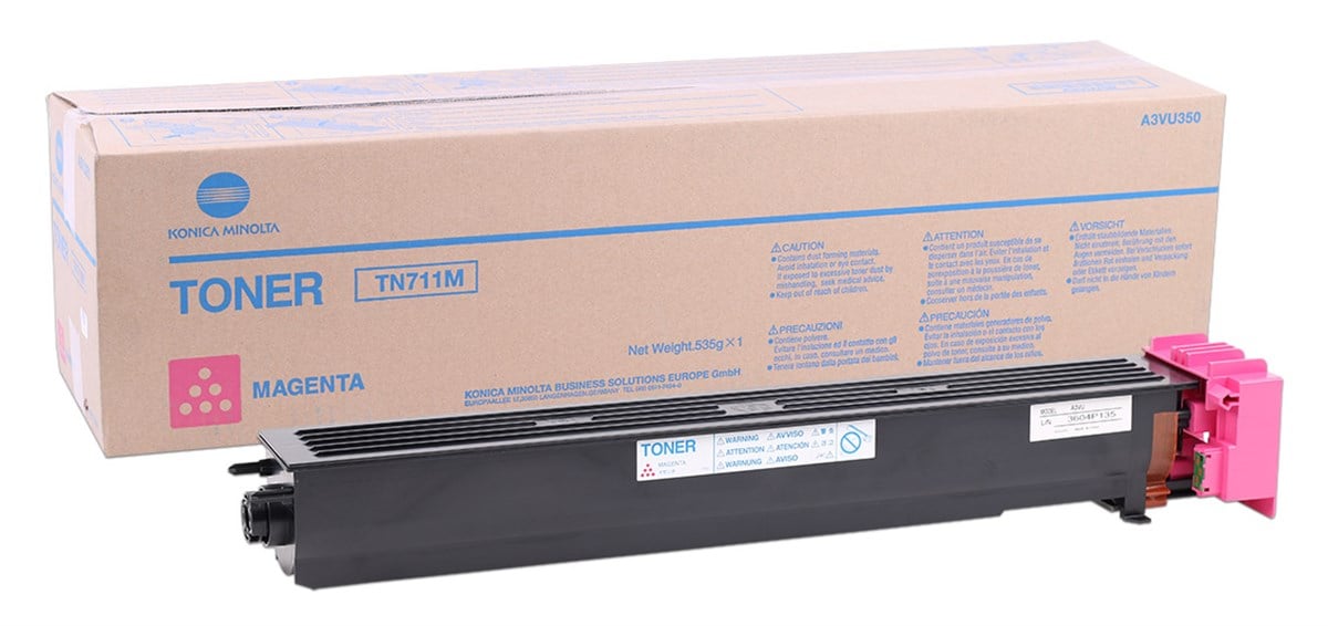 Konica Minolta TN-711 Orjinal Kırmızı Toner Bizhub C654-C754 (A3VU350)