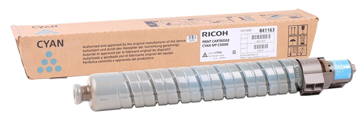 Ricoh MP-C 5000 Orjinal Mavi Toner MP-C 4000-4501-5501 (841163)