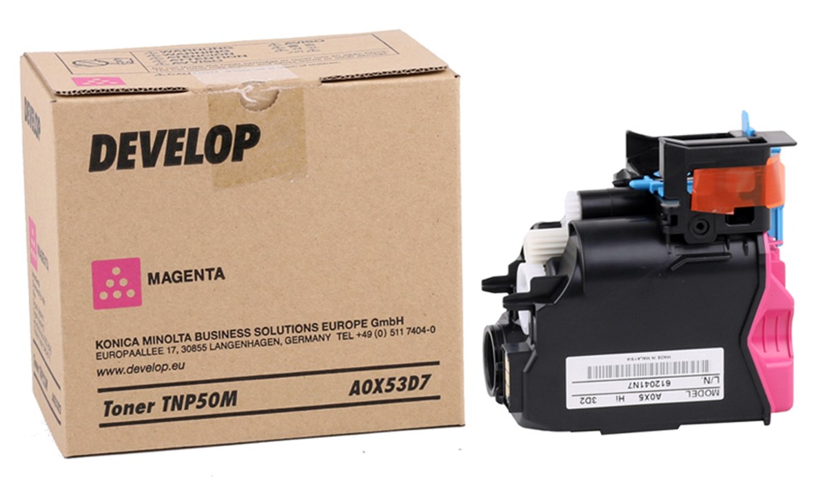 Develop TNP-50 Orjinal Kırmızı Toner +3100P (A0X53D7) (5000 Sayfa)