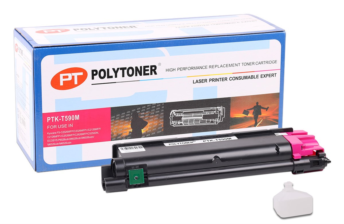 Kyocera Mita TK-590 Polytoner Kırmızı FS-C 2026-2126-2526-5250-6026-6526