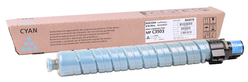 Ricoh MP-C 3003 Orjinal Mavi Toner MP-C 3004-3503-3504-4504-5504 (841820)