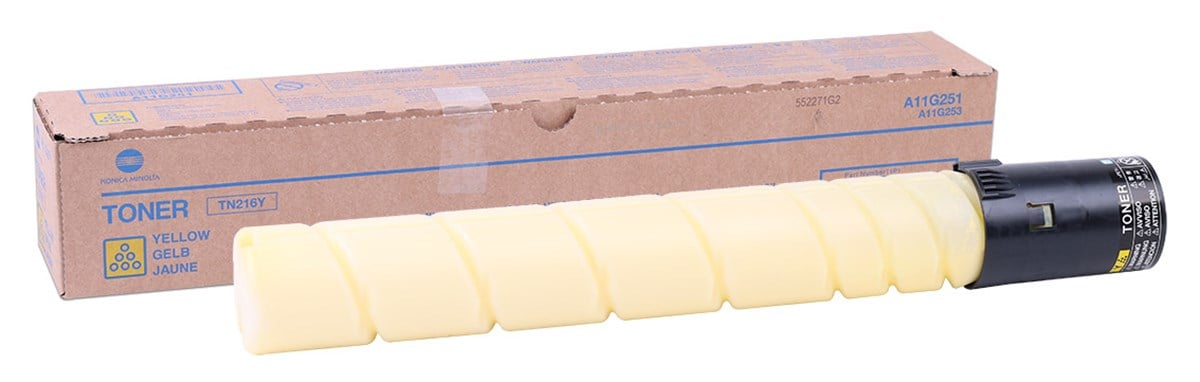 Konica Minolta TN-216 Orjinal Sarı Toner C220-C280 (A11G251)