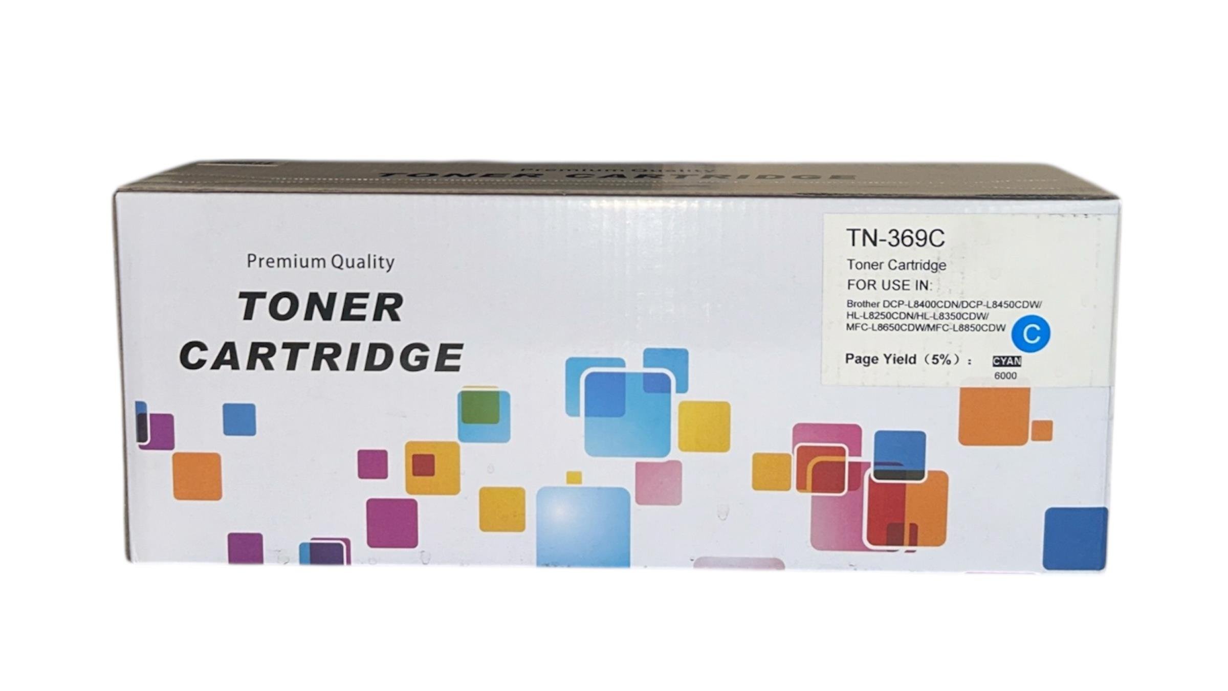 Brother TN-369 Mavi Muadil Toner DCP-L 8400 8450 HL-L 8250 8350 MFC-L 8650 8850