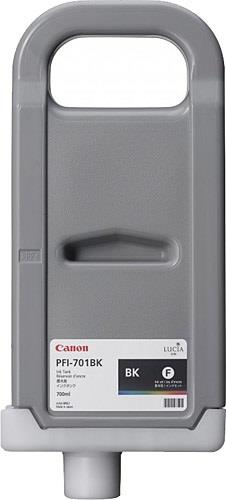 Canon PFI-701BK/0900B001 Siyah Orjinal Kartuş ImagePROGRAF İPF-8000 9000s
