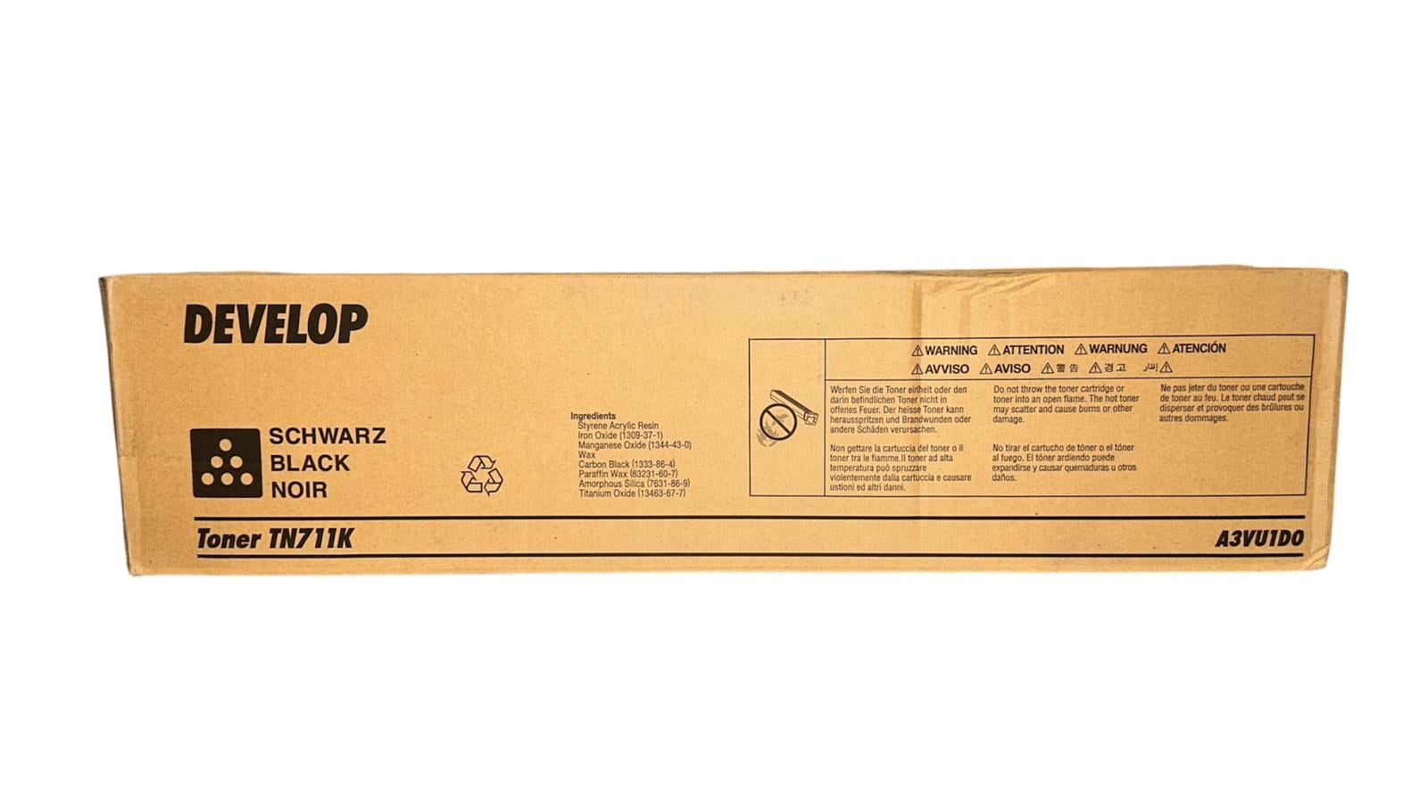 Develop TN-711 Siyah Orijinal Toner İneo +654 +754 A3VU1D0