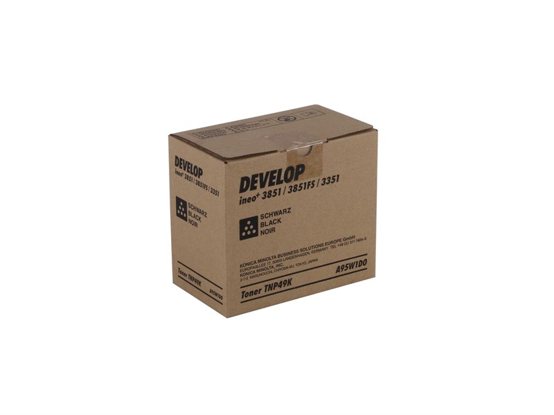 Develop TNP-49 Orjinal Siyah Toner İneo +3851 +3851 FS  +3351