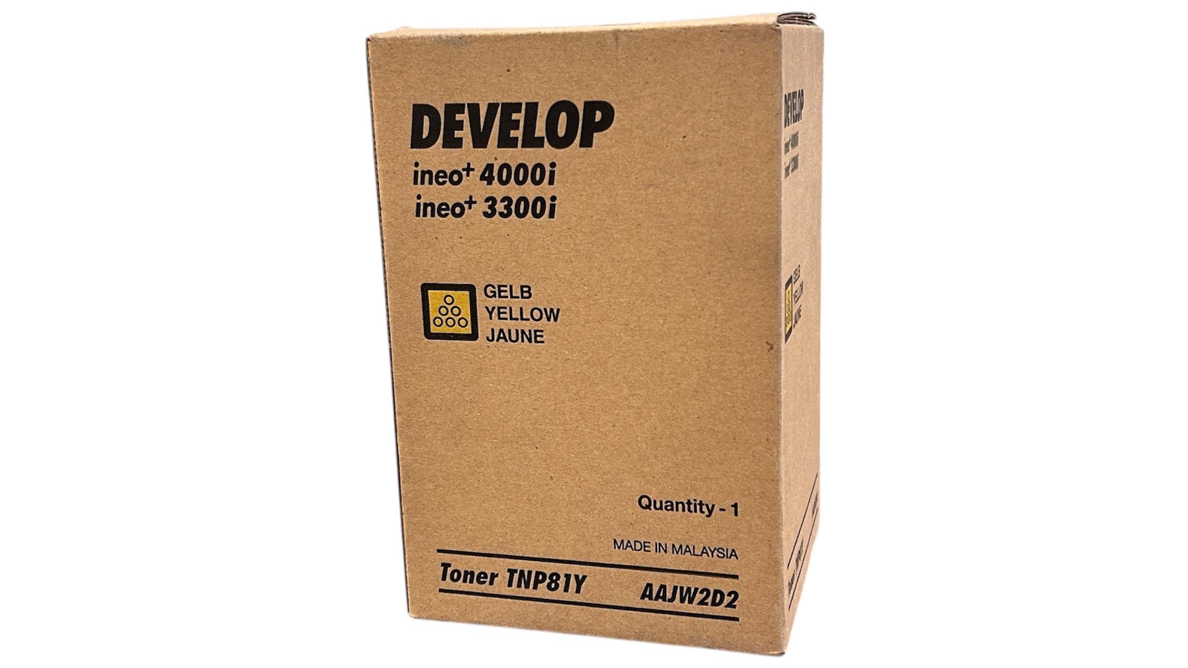 Develop TNP-81 Orjinal Sarı Toner İneo +3300i  +4000i   AAJW2D2