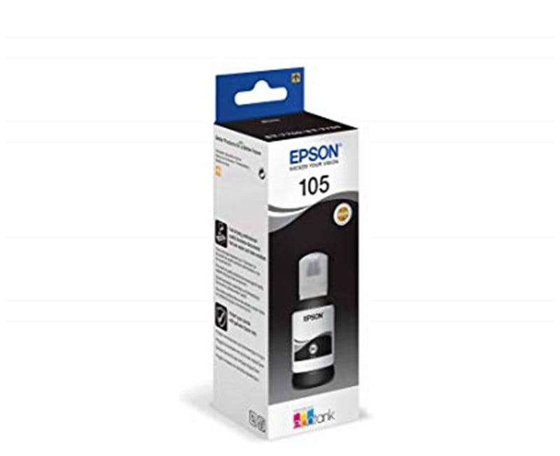 Epson C13T00Q140 (105) Orjinal Siyah Mürekkep (ET-7700/7750) (140ml)