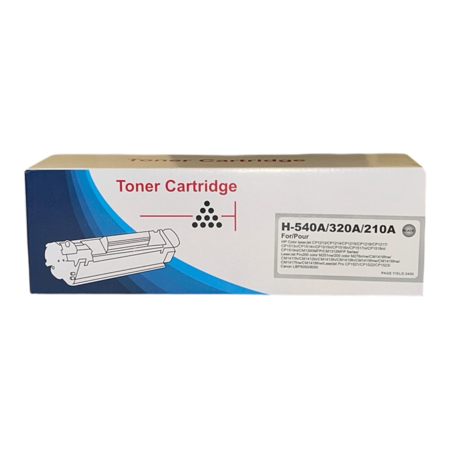 HP CB-540A 125A CE-320A 128A CF-210A 131A Siyah Muadil Toner 1415 M-276 Pro-200