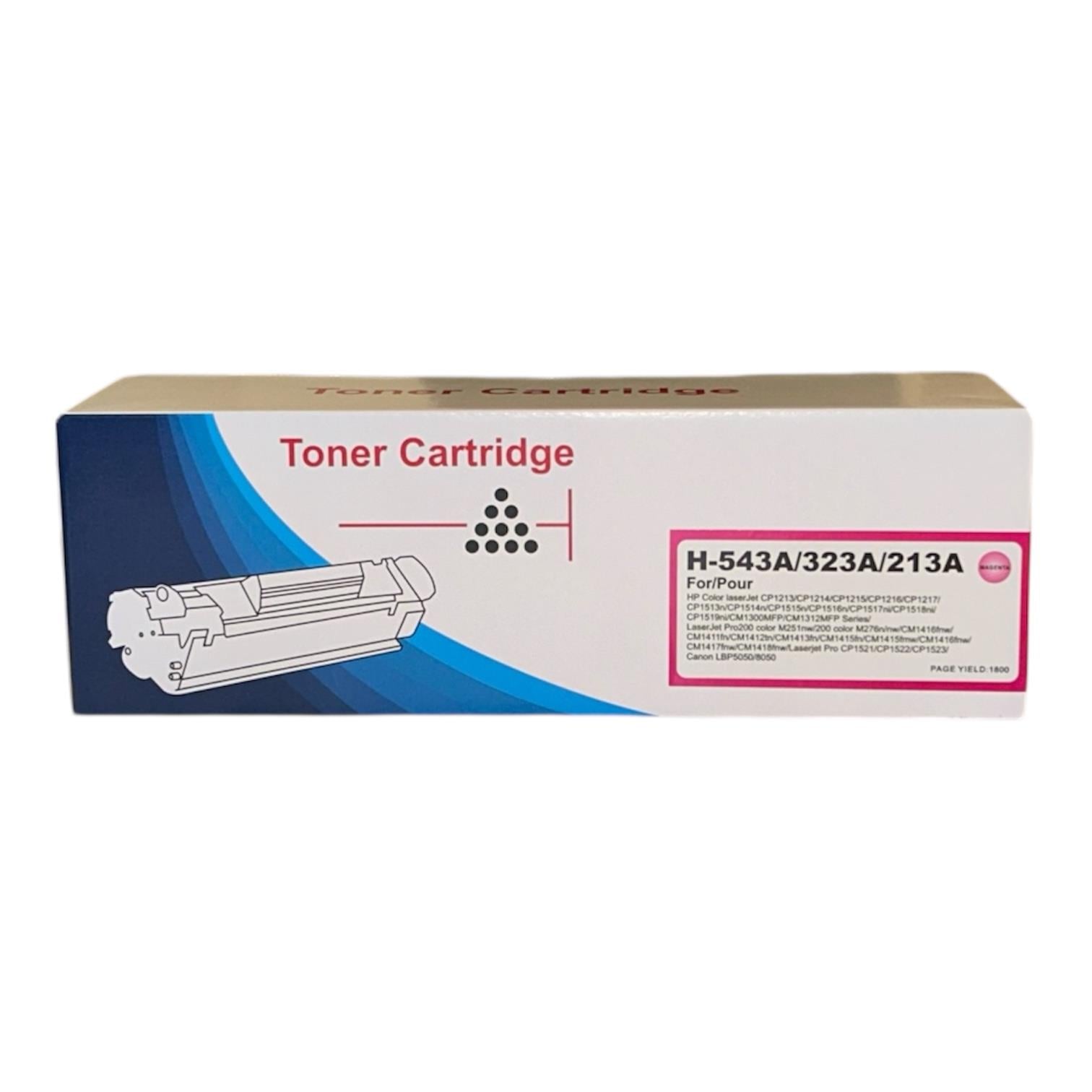 HP CB-543A 125A CE-323A 128A CF-213A 131A Kırmızı Muadil Toner CM-1415 Pro-200