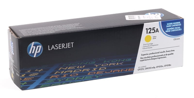 HP CB542A (125A) Orjinal Sarı Toner