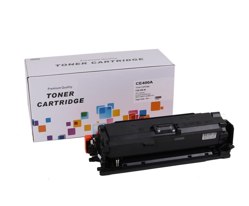 HP CE-250A 504A CE-400A 507A Siyah Muadil Toner CP-3525 CM-3530 Pro-500 M-551