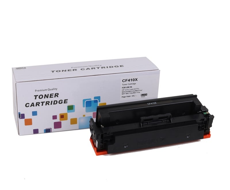 HP CF410X Siyah Muadil Toner LaserJet Pro M452dn MFP M377dw M477 6K.