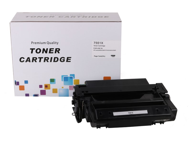 HP 7551X Muadil Toner M-3035MFP P-3005 M-3027MFP 51X