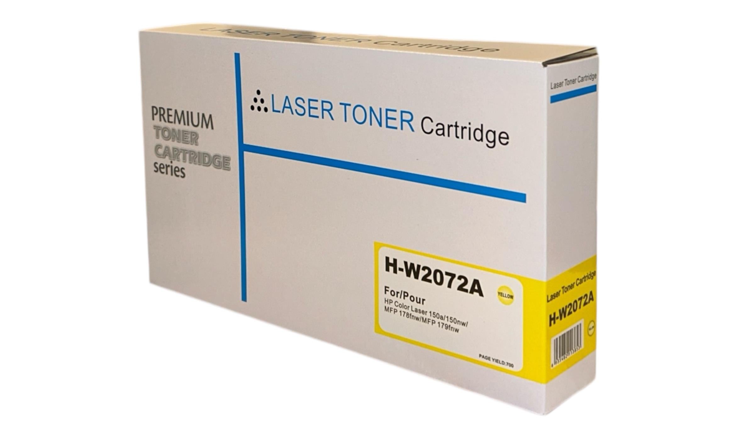 HP W2072A 117A Muadil Toner Sarı 150NW  MFP178nw  MFP179fnw (Chipli)