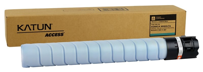 49187-Konica Minolta TN-221 Katun Mavi Toner Bizhub C227-C287