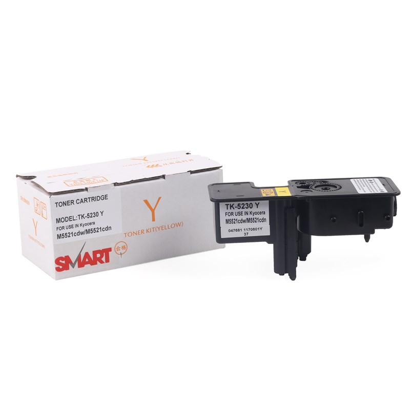 Kyocera Mita TK-5230 Smart Sarı Toner ECOSYS P5021-M5521 (1T02R9ANL)(Chipsiz)