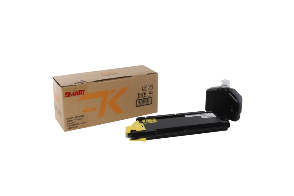 Kyocera Mita TK-5280 Smart Sarı Toner ECOSYS P6235cdn-M6635cidn (1T02TWANL0)